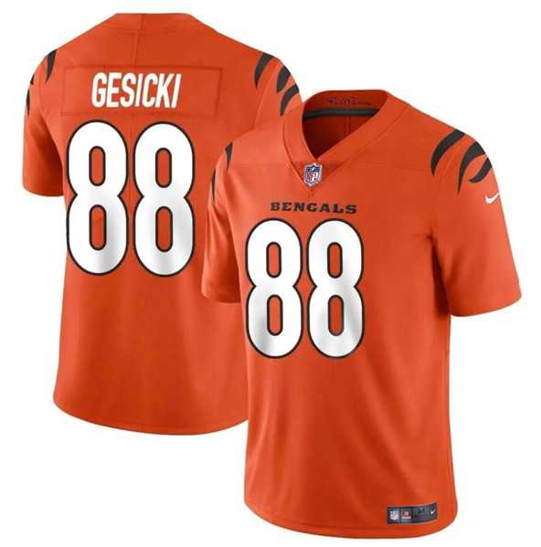 Men & Women & Youth Cincinnati Bengals #88 Mike Gesicki Orange Vapor Untouchable Limited Stitched Jersey->cincinnati bengals->NFL Jersey